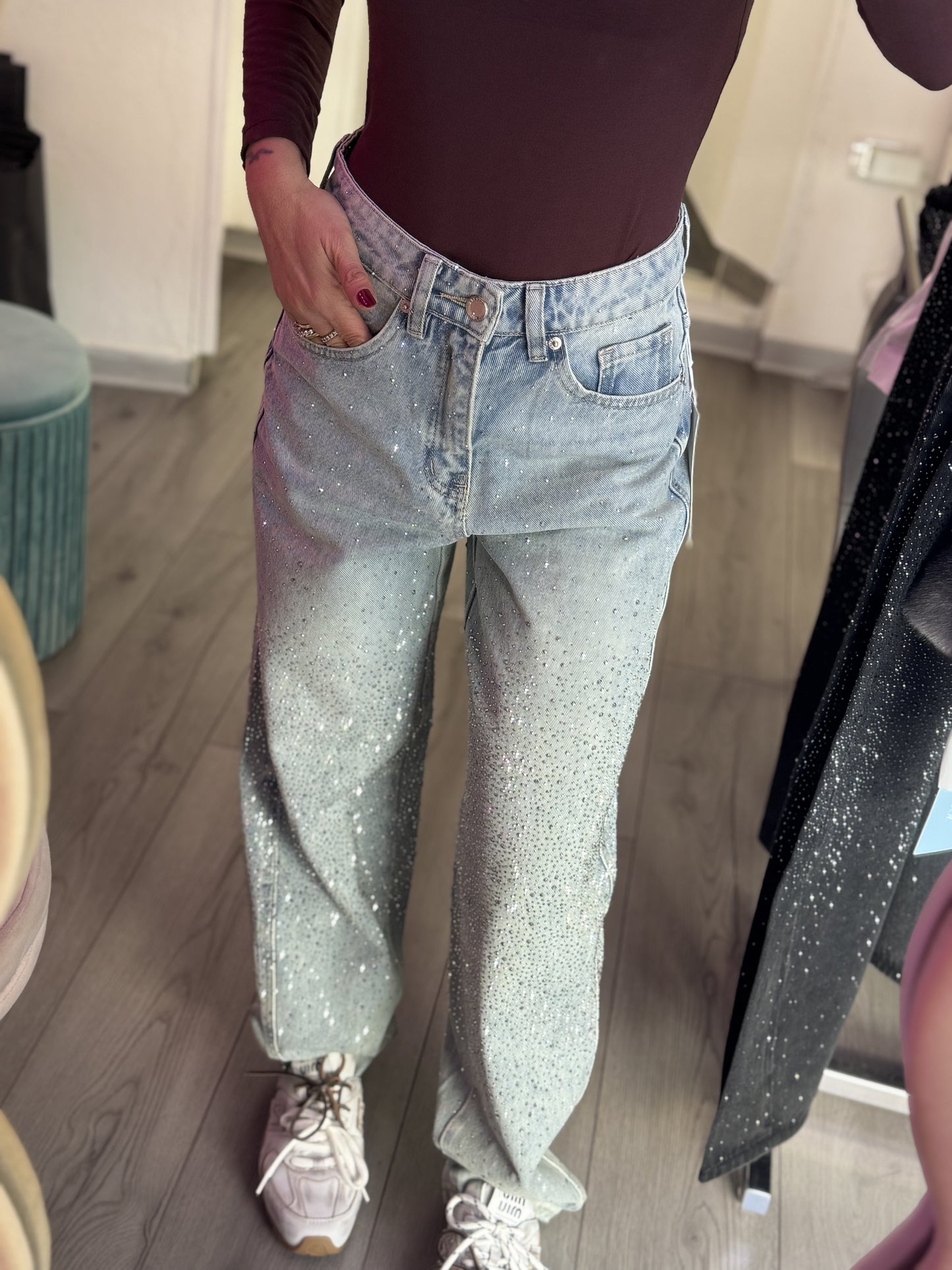 Jeans Baggy shine